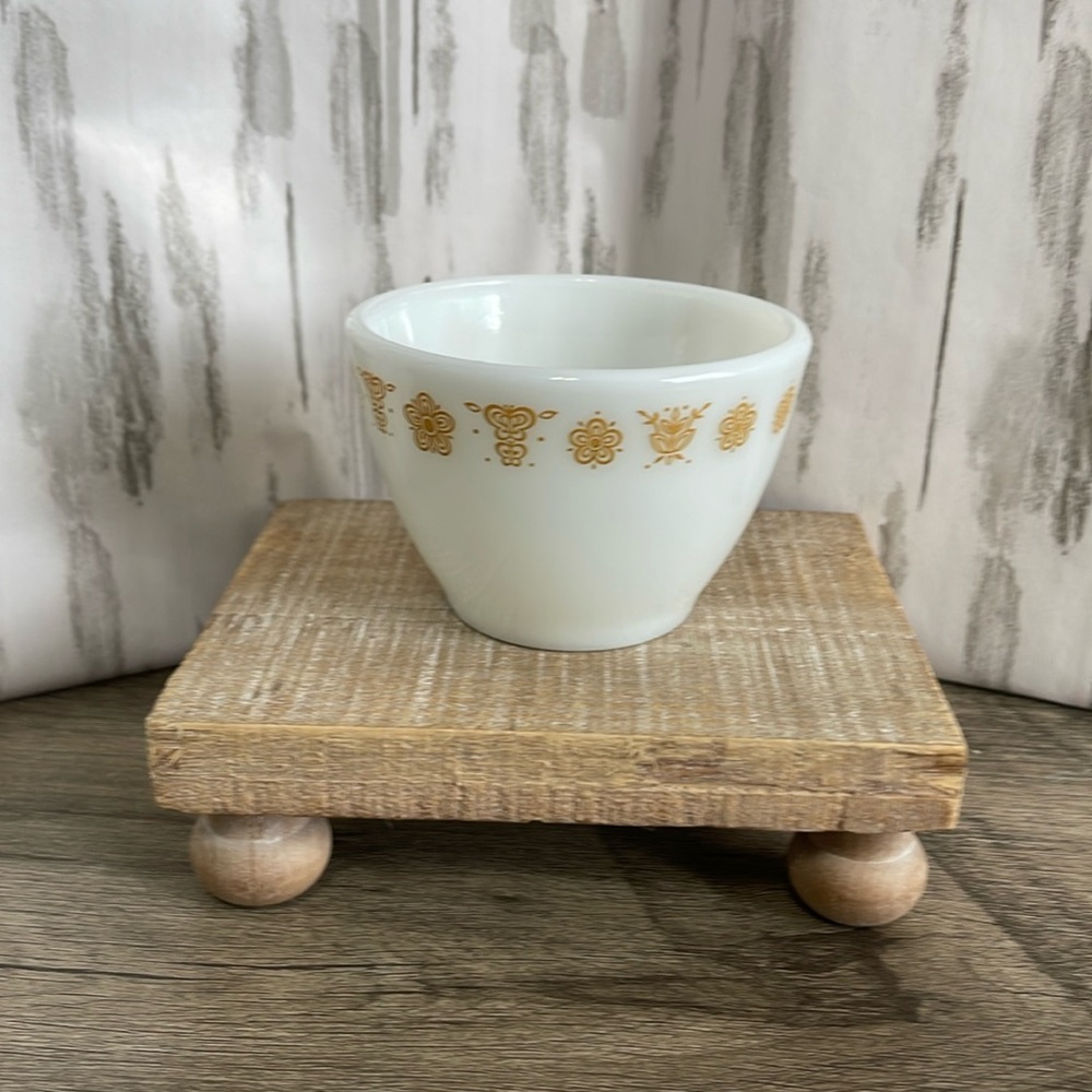 Vintage Coring Ware‎ (Pyrex) Butterfly Gold 1 Sugar Bowl Only